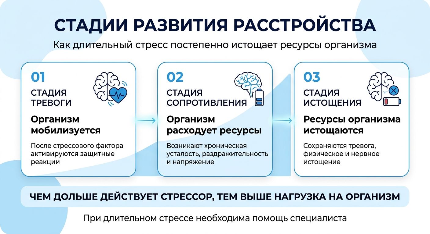Лечение стресса в Чулыме инфографика